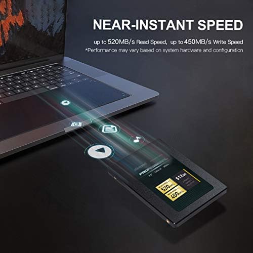 Supercharge Your Device with INLAND Professional 512 GB SSD – Ultra-Fast 3 D TLC NAND SATA III Internal Drive for Top-Tier Performance and Effortless Compatibility