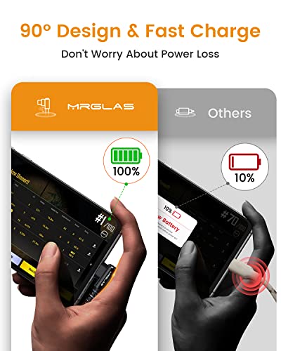 Experience Unmatched Charging Versatility with MRGLAS 4-Pack USB C to USB C Cables – 60 W Fast Charge, Right Angle Design, Perfect for i Phone 16 Pro Max, Samsung S25, and i Pad Pro – Durable Gold-Plated Connectors and Multiple Length Options (10 FT, 6.6 FT, 3.3 FT, 1.6 FT) for Seamless Connectivity and Enhanced Durability – Elevate Your Power Delivery Game with Nylon Braided Cables for Optimal Performance and Reliability