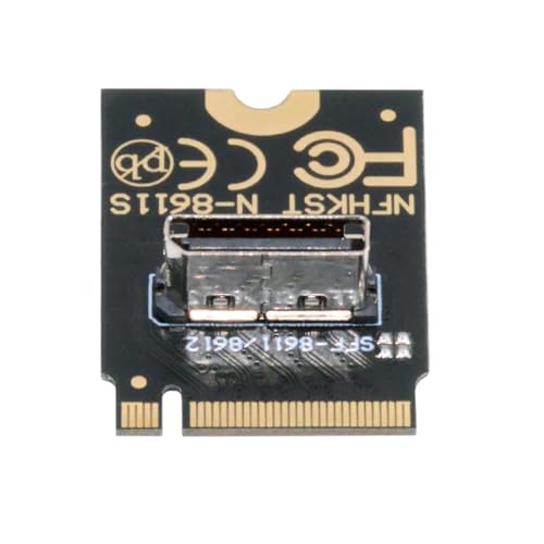 Unlock Blazing Fast Data Transfers with cablecc PCI-E 3.0 M.2 M-Key to Oculink SFF-8612/SFF-8611 Host Adapter – Perfect for Gamers & Creators Seeking Ultimate NVMe SSD Performance. Experience unparalleled speed and compatibility with this high-performance adapter engineered for M.2 NVMe SSDs in the 2260 form factor. The cutting-edge Oculink SFF-8612 and SFF-8611 connections ensure robust data transmission for seamless gaming and content creation. Enjoy hassle-free installation and a durable design that stands up to daily demands, making this essential upgrade a must-have for any advanced computing setup. Whether you’re enhancing your workflow or building the ultimate gaming rig, this PCI-E 3.0 adapter guarantees enhanced performance and reliability. Elevate your data storage capabilities today and discover the difference this premium internal SSD accessory can make in your system’s efficiency and speed. Don’t compromise on quality—transform your digital experience with the cablecc Oculink Host Adapter now!