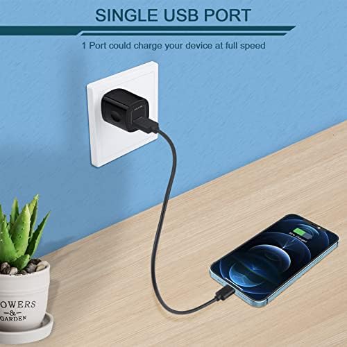 AILKIN 5-Pack USB Wall Charger Plug – Fast Charging Block for i Phone 16/15/14/13/12/11/XR/XS, i Pad Pro/Air – Universal 1-Port Power Adapter Charging Cubes for Home, Office & Travel – Lightweight, Durable & Efficient Charging Solution