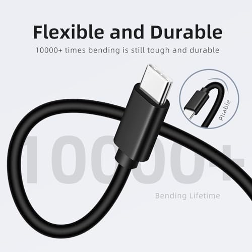 Motorola USB C Fast Charger Duo – 10 FT Type C Cables for Razr, Edge, and G Power Devices – High-Speed Quick Charge Adapter for Ultimate Convenience – Lightweight, Durable, and Perfect for Travel Charging