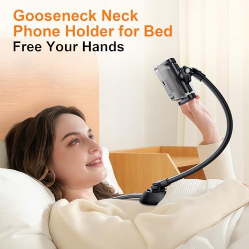 Magnetic Neck Phone Holder for Recording，POV Cell Phone Stand for Video Vlog Selfie,Hands Free Chest Tripod Mount for iPhone 16/15/14/13/12 (Magnetic Version) – Enhanced Compatibility and Speed