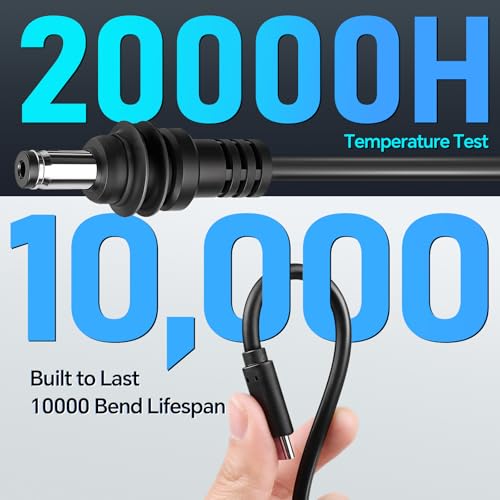 Starlink Mini USB C to DC Power Cable – 3 M (9.8 FT) Waterproof 16 AWG Copper Wire for Reliable Connectivity with 20 V PD Chargers and 100 W+ Power Banks – Optimized for Outdoor Use and Seamless Internet Performance