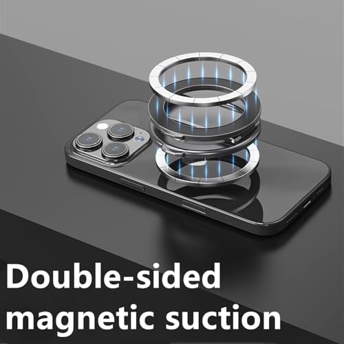 Magnetic Gym Phone Mount for Active Lifestyles – Foldable Arm Holder Compatible with Mag Safe i Phone 12-16 Series & Android Devices with Metal Ring – Secure Workout Companion for Hands-Free Access to Fitness Apps and Music