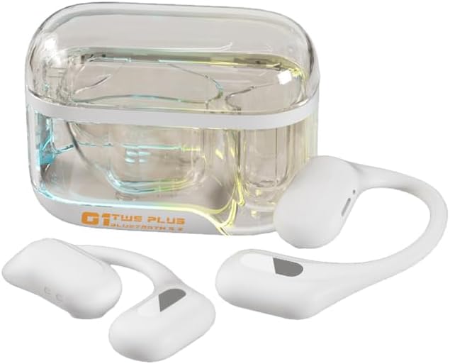 URIZONS Elite Wireless Gaming Earbuds – Ergonomic Over-Ear Bluetooth Headset with Ultra-Low Latency for Gamers and Athletes – Supreme Sound Clarity, Secure Earhook Stability, and Compact Charging Case in Sleek Black Design for Ultimate Performance