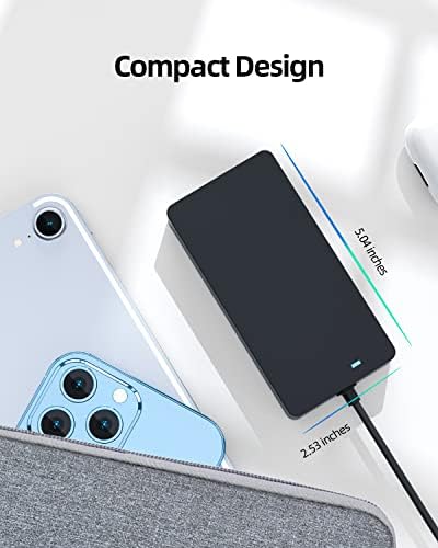 High-Performance 90 W USB-C AC Adapter for Dell Laptops – Enhanced Safety & Compatibility with Latitude, Precision, and XPS Series – 30-Day Replacement Guarantee & 360-Day Quality Assurance – Ideal for Fast Charging & Reliable Power Supply