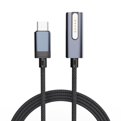 USB-C to Magnetic 3 Cable 140W for M4 MacBook Air Pro Charger, Magnetic Safe 3 Cable for MacBook Air (15”/13” M4 2025, M3 2024, M2 2023, M2 2022), Pro (16″/14″ 2024/2023/2021) 6.6ft – Enhanced Compatibility and Speed