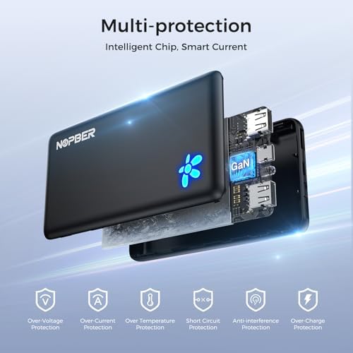 Ultra-Slim 10800 m Ah Portable Charger – Lightweight Power Bank with 15 W Fast Charging for i Phone 16/15/14 & Samsung Galaxy – Essential Travel Companion for On-the-Go Power Solutions – Optimal Device Compatibility and Safety Features