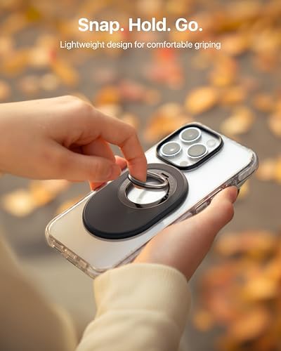 Transform Your Mobile Experience with the andobil 2025 Magnetic Phone Grip – Ultimate Mag Safe Compatibility for i Phone 16 Plus, 15, 14, 13 Pro Max, and Mini – Elegant Oval Design in Timeless White – Ultra-Lightweight, Ergonomically Designed for Comfort – Snap-On Installation for Secure and Effortless Use – Ideal for Photography, Streaming, and Texting – Revolutionize Your Smartphone Setup Today!