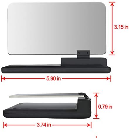 Smartphone-Compatible Car GPS Head-Up Display Holder with HD Reflective Screen – Ultimate Navigation Accessory for i Phone & Samsung (Up to 6 Inches) – Enhance Safety & Driving Focus