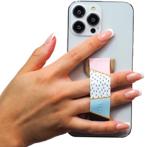 Upgrade Your Smartphone Handling with LOVEHANDLE PRO Premium Phone Grip – Vibrant Daisy Print – Multi-Functional Silicone Strap, Magnetic Mount & Kickstand for Effortless Device Management and Hands-Free Viewing Experience – Ideal for Stylish Mobile Use