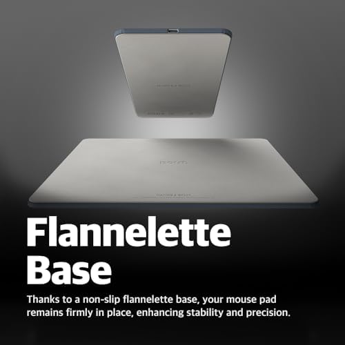 Enhance Your Workspace Efficiency with the POUT H3 Split Wireless Charging Mouse Pad – Fast Qi Charger for Seamless Device Power, Magnetic Alignment for Precision Use, Premium Anti-Slip Surface in Elegant Midnight Blue – Perfect for Smartphones and Earbuds – Elevate Your Productivity with Style and Functionality