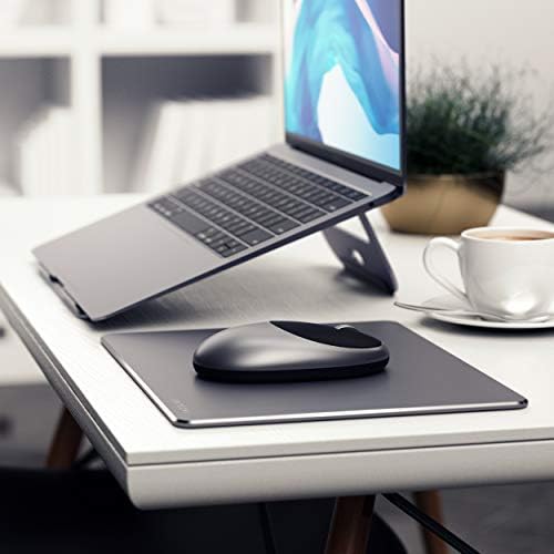 Satechi M1 Wireless Bluetooth Mouse – USB-C Rechargeable, Sleek Compact Design for Mac & Windows, Ultimate Portability for i Phone, i Pad Pro, Mac Book & More – Stylish Silver Finish for Effortless Connectivity and Comfort