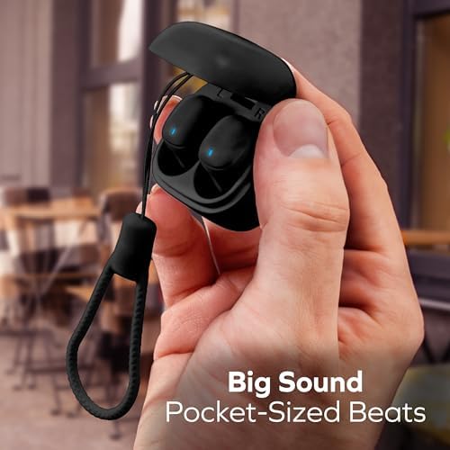 Coby Mini True Wireless Earbuds – Ultra-Compact Bluetooth Earbuds with 12-Hour Playtime, Built-in Microphone, and Lightweight Design for All-Day Comfort – Perfect for On-the-Go Music and Calls (White)