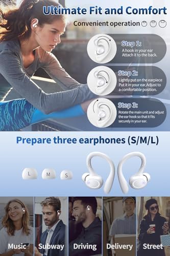 Premium Wireless Earbuds with 60 Hours Playback | Bluetooth 5.3 Noise Cancelling Headphones | IPX6 Waterproof Design for Active Lifestyles | LED Battery Indicator & Dual Mics for Clear Calls | Ultimate Comfort & Audio Quality for Music, Sports, and Daily Use