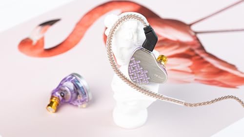 Kinboofi KBEAR Rosefinch Aqua Green Wired In-Ear Headphones – High-Performance Noise-Canceling Earbuds with Aviation-Grade Zinc Alloy Construction and Detachable Cable for Custom Audio – Perfect for Singers and Audiophiles Seeking Unmatched Sound Clarity and Comfort