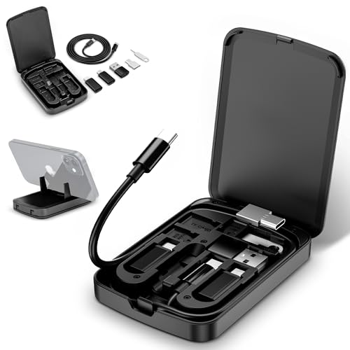 Revolutionize Your Travel Experience with the Multi-Functional Compact Cable Card – 22″ USB-C Cable & Versatile Adapter Kit for Effortless Data Transfer and Fast Charging Across All Devices, Compact Storage Solution for Phones, Tablets, and Laptops, Enhanced Compatibility for Every Journey