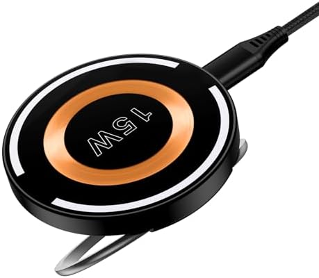 Revolutionary 15 W Magnetic Wireless Charger – Fast Charging with Universal Compatibility & Secure Alignment for Effortless Powering Up