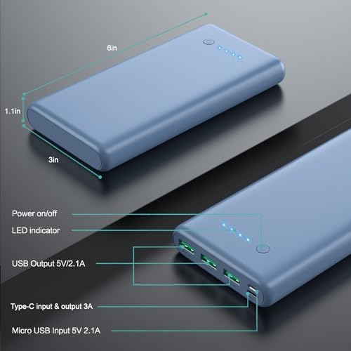 Ultra-High Capacity 40800 m Ah Portable Charger with Built-In Cables – 25 W PD USB C Fast Charging Power Bank – 5 Outputs & Dual Input for i Phone 16/15/14/13 & Samsung S23 – Stylish Pink Design for On-the-Go Charging Solutions