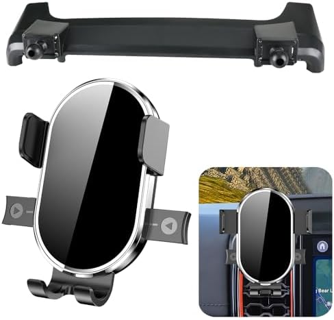 Ford Ranger 2024-2025 Crew Cab Raptor Custom Fit Car Phone Holder – 360-Degree Rotation Dashboard Mount for Enhanced Navigation and Safety – Durable Mobile Device Cradle for Easy Access and Installation – Essential Auto Accessory for Modern Driving