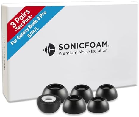 Premium Memory Foam Earbud Tips for Ultimate Noise Isolation – 20 Pack of Comfortable Replacement Foam Tips for In-Ear Headphones (SF3 Small, Black) – Elevate Your Sound Experience with Enhanced Compatibility and Comfort