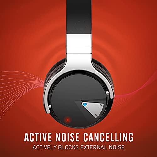 Discover Unmatched Audio Excellence with E7 Over-Ear Bluetooth Headphones: Experience Ultimate Active Noise Cancellation, Stunning 30-Hour Battery Life, and Effortless i OS & Android Connectivity – Stylish Black Design for Unrivaled Comfort and Full Immersion in Sound