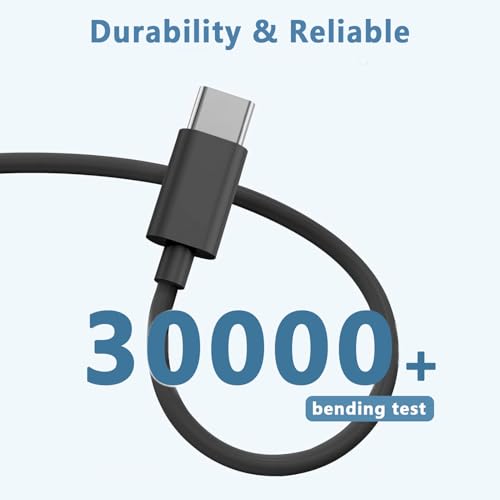 Enhanced 5-Foot USB C Fast Charging Cable for Electric Spin Scrubbers – Universal Compatibility with Bomves, TUYU, EMETE, YKYI, Dovety, Guteran, PUFTEM & Leebein – Efficient Power Solution for Continuous Cleaning Performance – Durable & Portable Design for Home and Travel Use