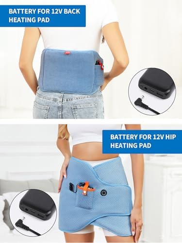 15000 m Ah Portable Power Bank – Ultra-Compact Charger for 12 V Heating Pads & More – Rechargeable Battery Pack with Dual Output for Quick Charging & Enhanced Device Compatibility – Ideal for Travel, Outdoor Adventures, and Everyday Use