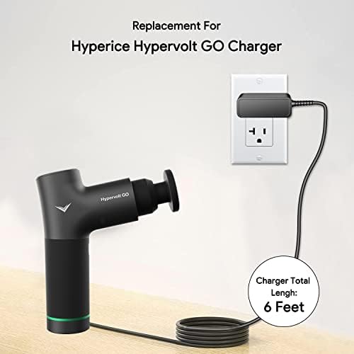 High-Efficiency 18 V AC Power Adapter for Hyperice Hypervolt GO Massage Gun – Quick Charge Replacement Supply for Models 55000 001-00, 55000-001-00, 55000001-00, 5500000100 – Essential Accessory for Enhanced Deep Tissue Recovery and Relaxation
