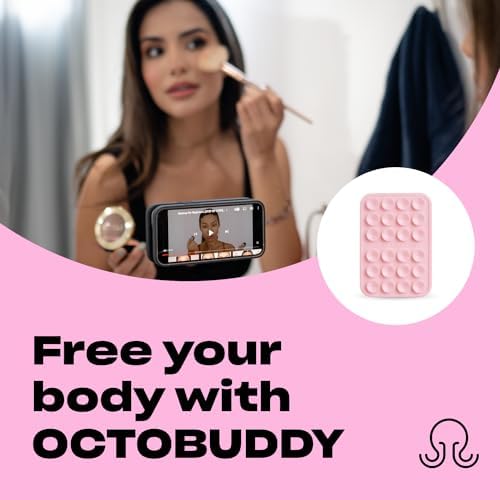 Effortless Hands-Free Silicone Suction Phone Mount – Ideal for Capturing Selfies & Videos on the Go, Compatible with i Phone & Android – Stylish Baby Blue Jay Design for Secure Grip and Portability – The Ultimate Accessory for Content Creators and Live Streamers