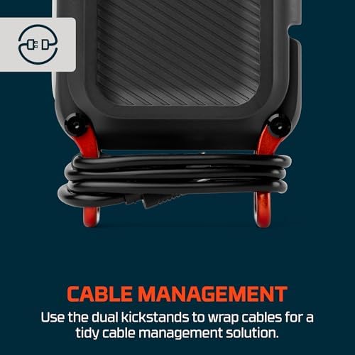 NEBO Rambler 20 K Portable Power Bank – High-Capacity 74 Wh Charger with Dual USB & USB-C Outputs for Quick Device Recharges, Built-In Emergency Flashlight, Compact Travel-Friendly Design, TSA Compliant, Ideal for On-the-Go Charging Needs