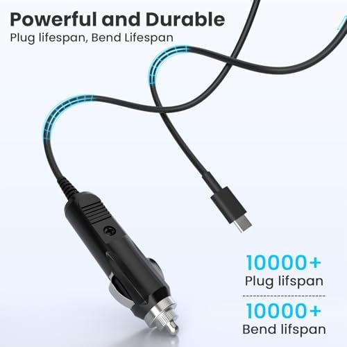100 W USB-C Car Charger for Laptops – Universal Fast Charging Solution for Mac Book Pro, Dell, Lenovo, HP, Acer & More – Compact & Durable Power Adapter for Road Trips and Daily Use