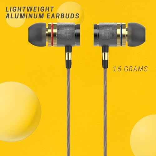 Elevate Your Audio Experience with Betron YSM1000 Wired Earphones – Noise Isolating Earbuds with Tangle-Free Cable and 3.5 mm Jack Compatibility for i Phone and More – Lightweight Comfort for Extended Use and Unmatched Sound Quality