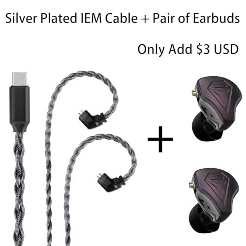 Elevate Your Audio Experience with FAAEAL Hybrid IEM Earphones – Premium Hi-Fi Wired In-Ear Monitors Featuring Advanced Composite Diaphragm Technology, Durable CNC Metal Design, and Detachable QDC-2 PIN Cable for Audiophiles and Musicians Seeking Ultimate Sound Clarity and Personalization