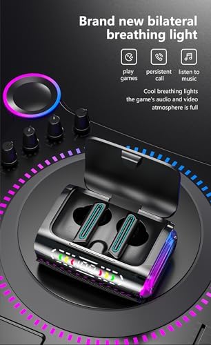 Ultimate True Wireless Earbuds with Bluetooth 5.3 | IP7 Waterproof Sports Headphones with Touch Control | Ergonomic In-Ear Design Featuring Built-in Mic & LED Battery Indicator for Superior Sound Quality and Seamless Connectivity