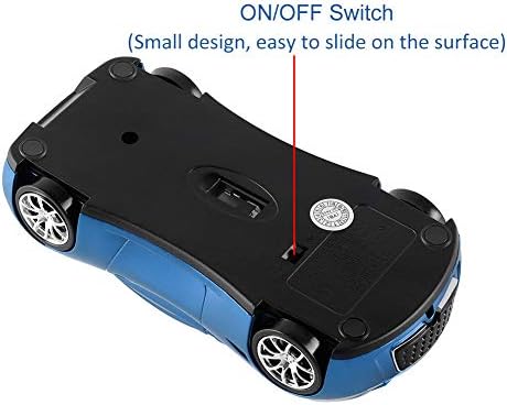 Sleek Yellow Wireless Car Mouse – Cool Sports Car Design for Enhanced Precision with 1600 DPI Optical Technology | Lightweight & Portable USB Receiver Mouse for Laptops, PCs, and Travel | Perfect Gift for Tech Lovers and Professionals