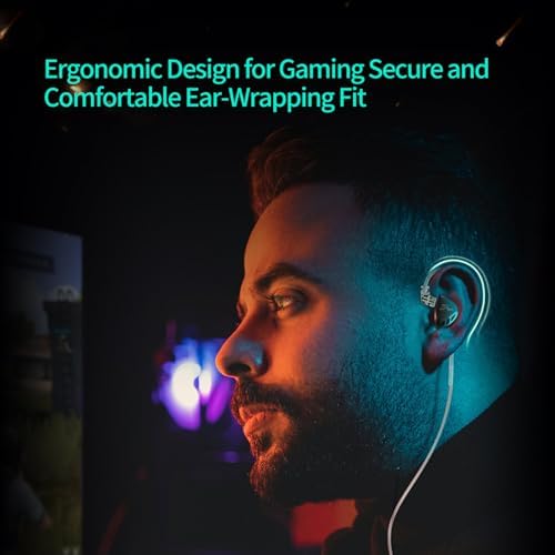 KZ Saga High-Fidelity In-Ear Monitors: Elevate Your Listening Experience with Dynamic Bass, Expert Sound Isolation, and Universal Device Compatibility for Musicians and Audiophiles Seeking Crystal-Clear Audio Performance