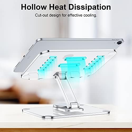 Revolutionize Your Workspace with the Crea Dream 360° Acrylic Tablet Stand Holder – Adjustable, Foldable & Compatible with i Pad Pro, Air, Mini & More – Sleek Transparent Design for Maximum Comfort and Effortless Viewing Angles