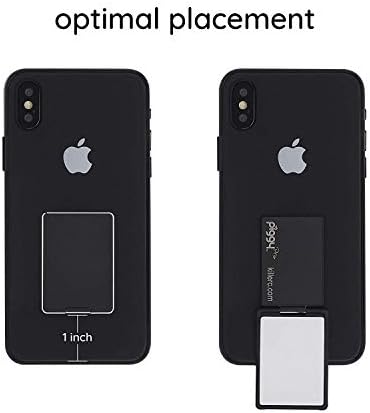 Sleek Adjustable Phone Holder with Built-In Compact Mirror – Versatile Magnetic Car Mount Stand for Effortless Hands-Free Use and Enhanced Viewing Angles, Ideal for On-the-Go Lifestyle in Classic Black