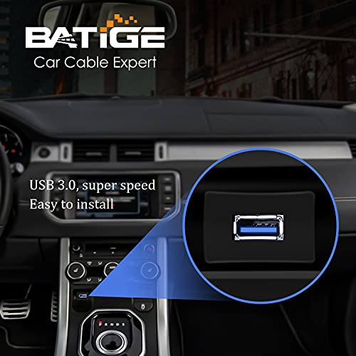 Elevate Your Dashboard Connectivity: BATIGE 5 Pack USB 3.0 Flush Mount Extension Cable – Waterproof, High-Speed, 3 ft USB Car Mount for Vehicles, Boats, and Motorcycles – Ideal for Effortless Device Charging and Data Transfer