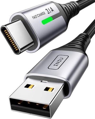 Experience the Ultimate Charging Convenience with INIU’s 5-Pack USB-C Fast Charging Cables – 1.6 FT, 3.3 FT (2), and 6.6 FT (2) for Versatile Use – High-Speed 3.1 A Type C Charger Cords Compatible with i Phone 16, 15, Samsung Galaxy S21, S20, S10, A14, Note 10, LG Pixel 9 & 8 – Durable Nylon Design for Long-Lasting Performance and Tangle-Free Operation – Perfect for Home, Office, and On-the-Go Charging Solutions