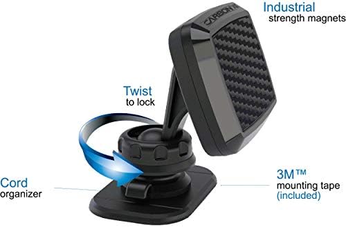 Universal Magnetic Dash Phone Holder 24500 – Secure, Hands-Free Convenience for All Smartphones with 360-Degree Rotation and Tool-Free Installation