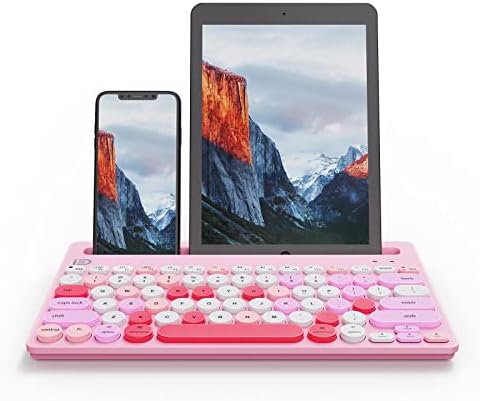 Elevate Your Typing Game with the HUO JI Wireless Multi-Device Keyboard – Effortlessly Connect to i Pad, PC, Tablet, and More! Dual-Mode Bluetooth & 2.4 G Functionality for Seamless Switching, Ergonomic Design, and Stylish Green Finish – Perfect for i OS, Android, and Windows Users!
