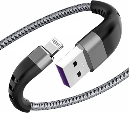 Essri 10 FT Nylon Braided i Phone Charger Cord 2-Pack – Fast Charging Lightning Cable for i Phone 14, 13, 12, 11, X, XS, XR, and 15 – Durable Blue 10 Foot Charging Solution for Ultimate Convenience and Style