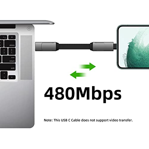 Multi Keychain Charging Cable Travel Portable Charger Cable Magnetic 4 in 1 USB C Cable Compatible with IP 15/15 Pro/ 15 Plus/ 15 Pro Max/MacBook/Galaxy (Lava Black) – Enhanced Compatibility and Speed