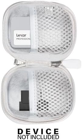 Lexar Professional Go SSD Case Sack – Ultimate Portable Storage Protection for 1 TB/2 TB Drives with Shockproof Design and Easy Access Pockets for Professionals
