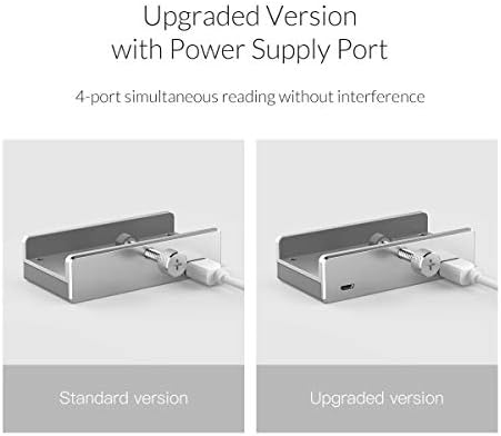 Discover the ORICO Aluminum 4-Port USB 3.0 Hub – Your Essential Desktop Connectivity Solution for Seamless Data Transfer and Enhanced Organization. Featuring a stylish clamp design, this USB splitter effortlessly attaches to your monitor or desk, optimizing your workspace without sacrificing aesthetics. With four high-speed USB 3.0 ports delivering data transfer rates up to 5 Gbps, you can connect multiple devices like external drives and keyboards with ease. The durable aluminum construction not only provides exceptional heat dissipation but also adds a touch of modern elegance to your setup. Included is a generous 4.92 FT USB data cable for increased flexibility and reach. Lightweight and compact, this hub is perfect for both home and office use, ensuring you stay connected wherever you go. Experience superior performance and reliability with the ORICO USB Hub – the perfect blend of functionality and style for tech-savvy professionals. Note: This model does not include a power adapter, making it an ultra-portable accessory for your digital life.