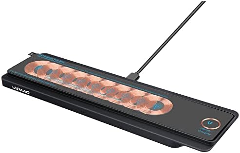 9-Coil Aluminum Alloy Fast Wireless Charger Pad (X9-Suede) – Premium Quality, Enhanced Efficiency for Qi-Compatible Devices