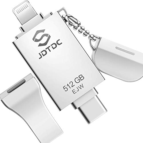 Revolutionize Your Data Management with the 128 GB JSL JDTDC MFi Certified i Phone Photo Stick – Versatile 3-in-1 USB Flash Drive for i Phone, i Pad, Android & PC with Lightning, USB-C & USB-A Connections – High-Speed, Compact Memory Solution for Effortless Backup and Seamless File Transfer