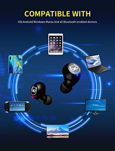 Kids’ Bluetooth 5.1 Wireless Earbuds – Adorable Waterproof Earphones with Dual Mics, 36-Hour Playtime, Hi-Fi Stereo Sound, and Gaming Mode – Perfect for Active Young Listeners and Learning on the Go